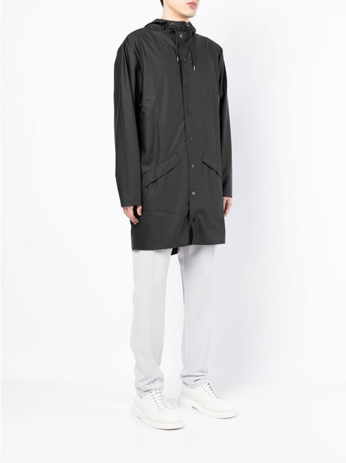 zip-up hooded jacket