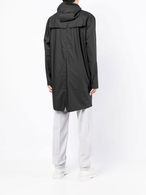 zip-up hooded jacket