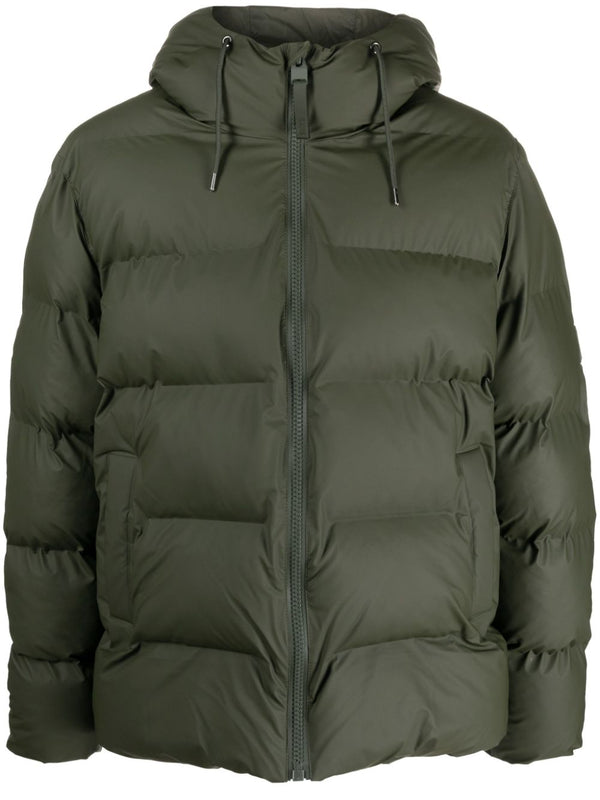 hooded padded jacket