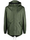 Fishtail hooded raincoat