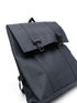 MSN faux-leather backpack