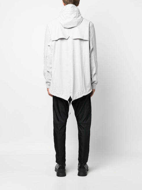 Wodoodporny płaszcz przeciwdeszczowy typu fishtail