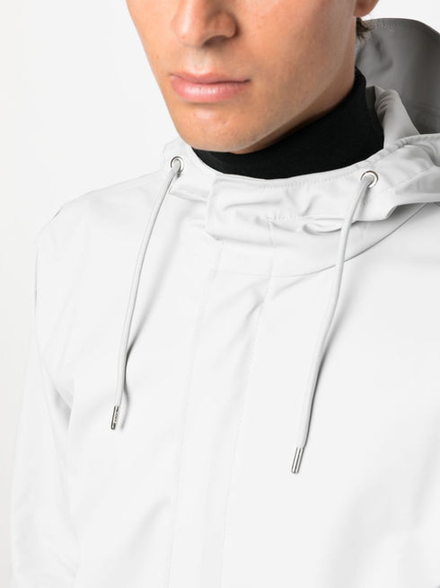 Wodoodporny płaszcz przeciwdeszczowy typu fishtail