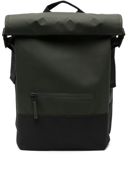 Trail Rolltop colour-block backpack