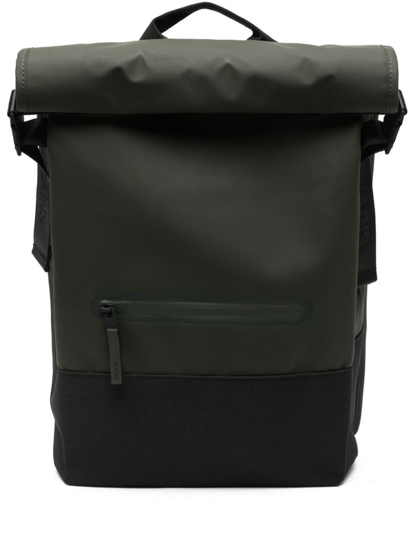 Trail Rolltop colour-block backpack