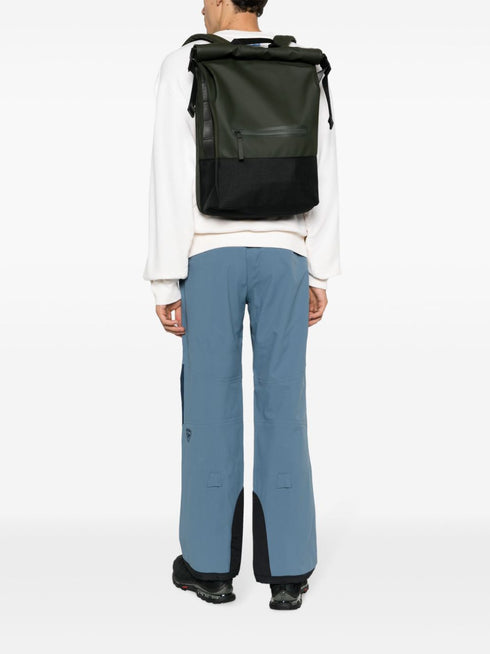 Trail Rolltop colour-block backpack