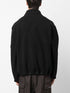 high-neck fleece jumper