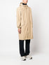 Fishtail drawstring-hood coated parka