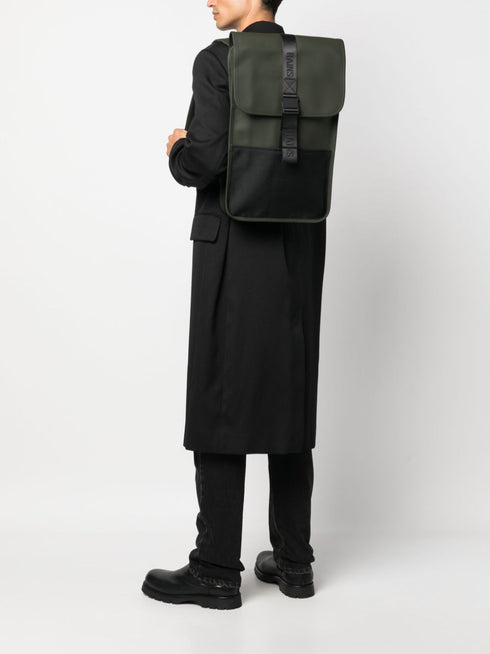 Trails logo-debossed backpack