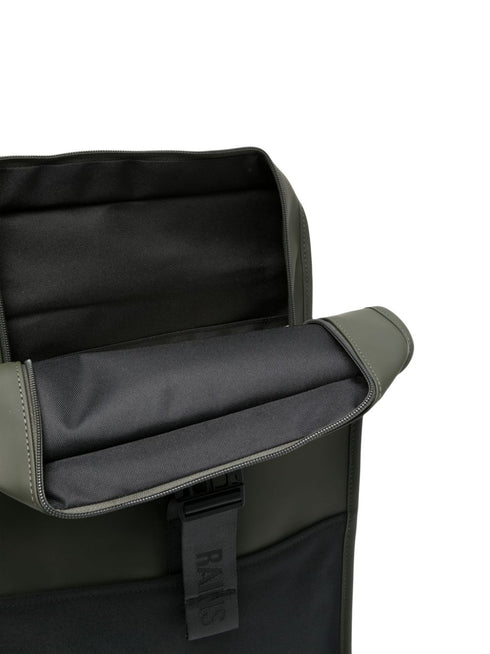 Trails logo-debossed backpack