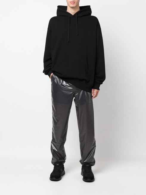 elasticated-waist waterproof trousers