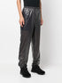 elasticated-waist waterproof trousers