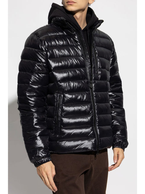 logo-patch padded jacket