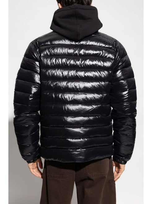 logo-patch padded jacket