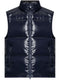 logo-patch padded gilet