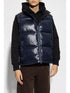 logo-patch padded gilet