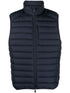 high-neck padded gilet