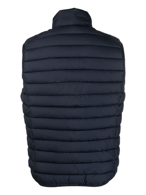 high-neck padded gilet