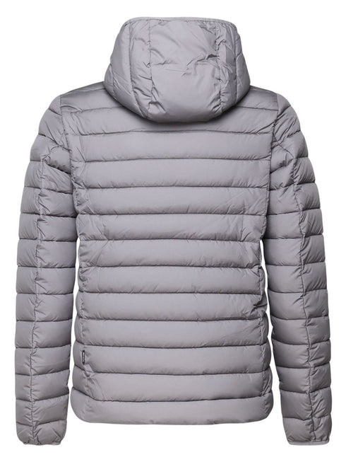 logo-appliqué puffer jacket