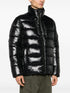 Mitch logo-plaque puffer jacket
