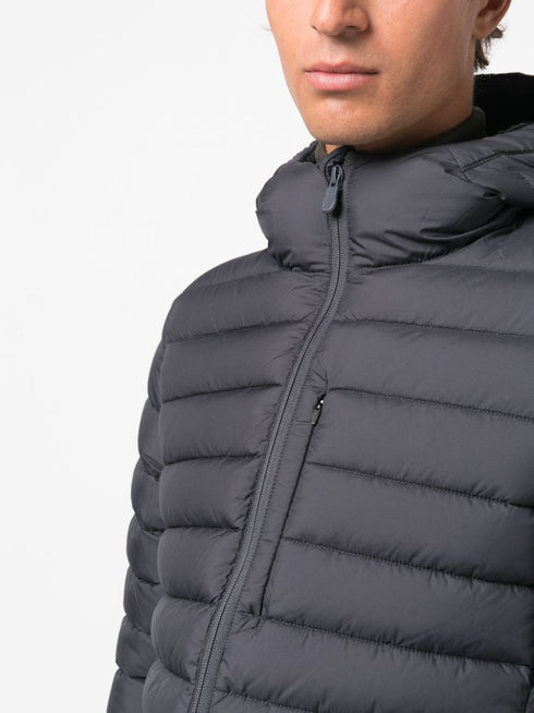padded hooded jacket