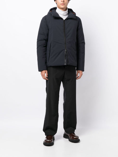 hooded padded jacket