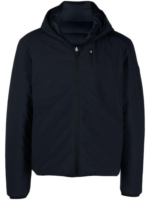 logo-patch reversible jacket