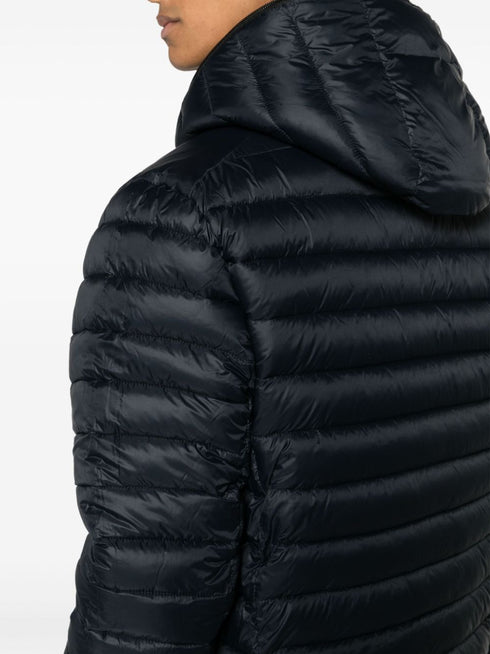 logo-patch reversible jacket