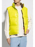 logo-patch padded gilet