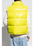 logo-patch padded gilet