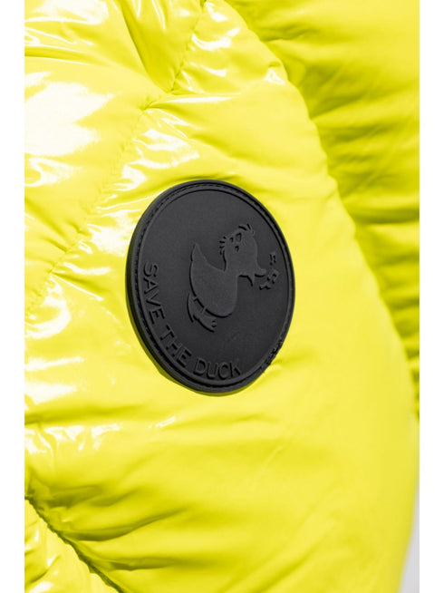 logo-patch padded gilet