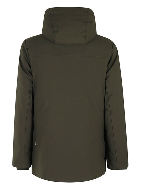 hooded padded jacket