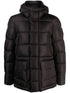quilted hooded padded jacket