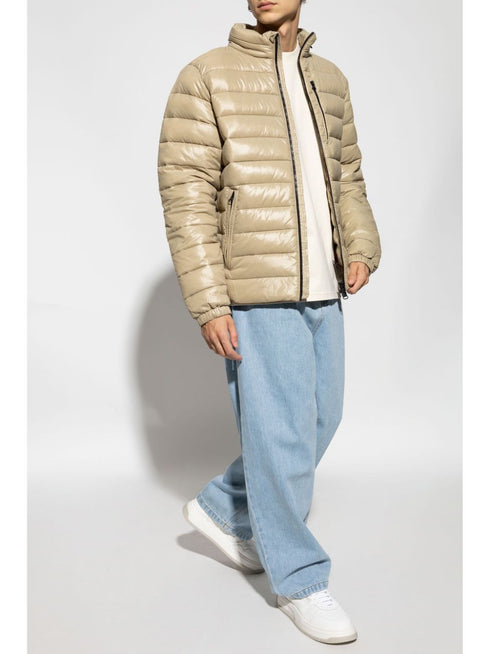 logo-patch padded jacket