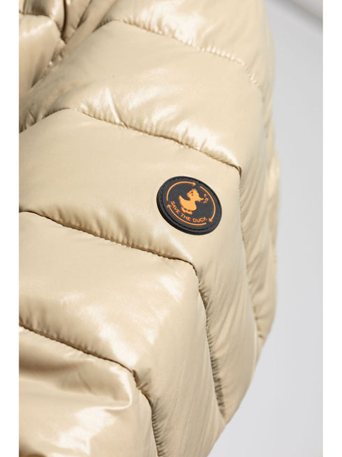 logo-patch padded jacket