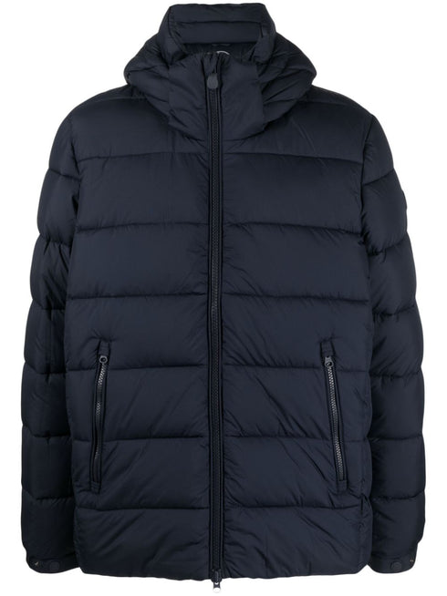 zip-up padded jacket