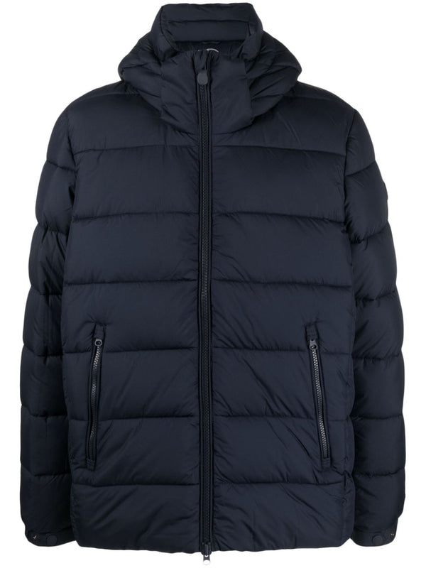 zip-up padded jacket