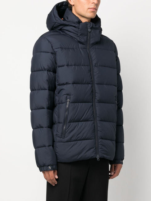 zip-up padded jacket