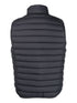 high-neck padded gilet