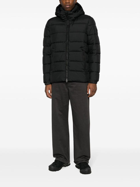 zipped padded jacket