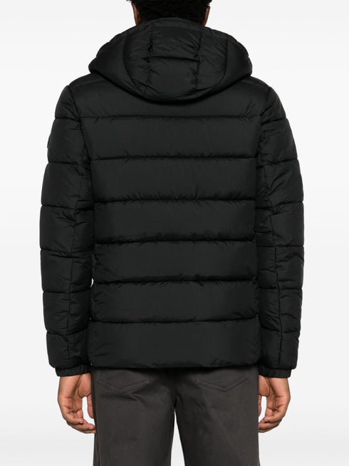 zipped padded jacket