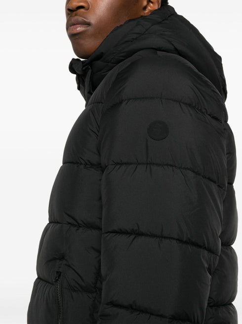 zipped padded jacket
