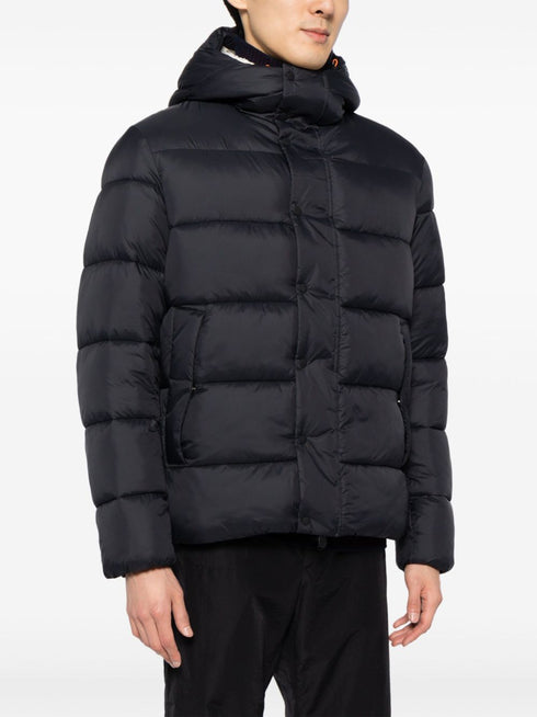 hooded quilted jacket