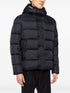 hooded quilted jacket