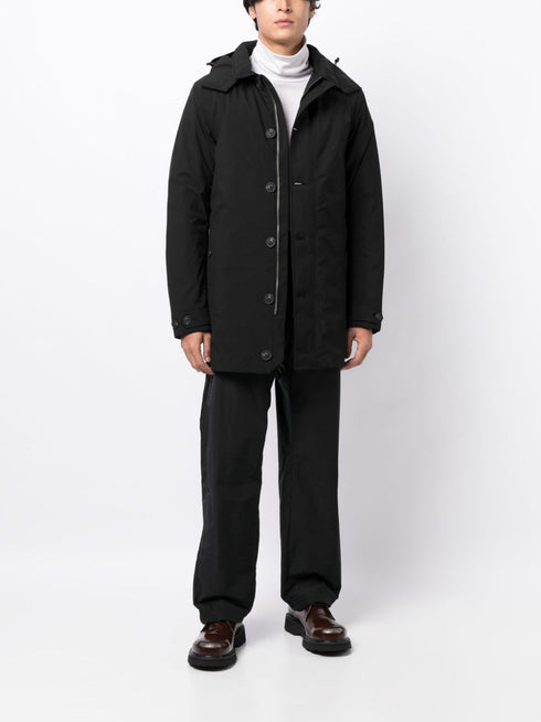 hooded padded jacket