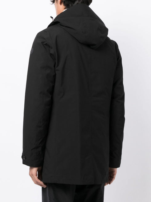 hooded padded jacket