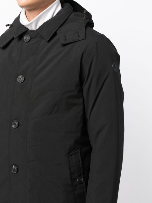 hooded padded jacket