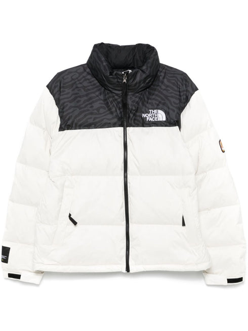 colourblock puffer jacket