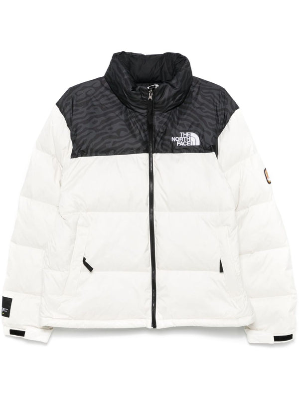 colourblock puffer jacket
