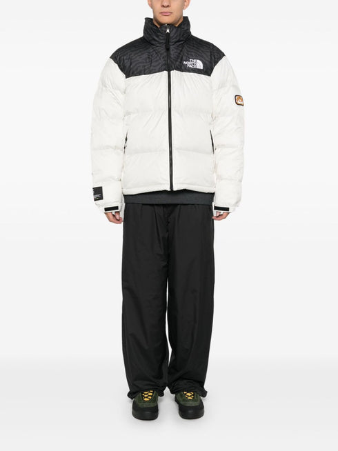 colourblock puffer jacket